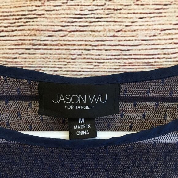 JASON WU FOR TARGET SLEEVELESS TOP IN NAVY BLUE - Picture 4 of 5